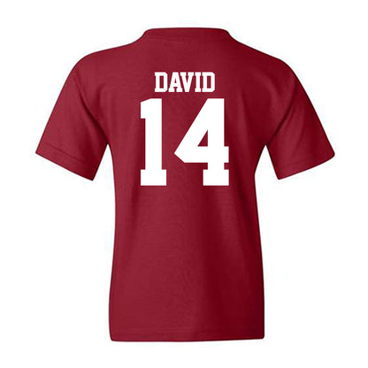 Stanford - NCAA Baseball : Sebastian David - Classic Shersey Youth T-Shirt-1