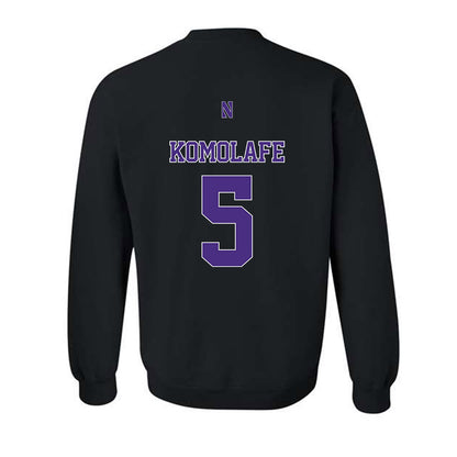 Northwestern - NCAA Football : Caleb Komolafe - Classic Shersey Crewneck Sweatshirt-1