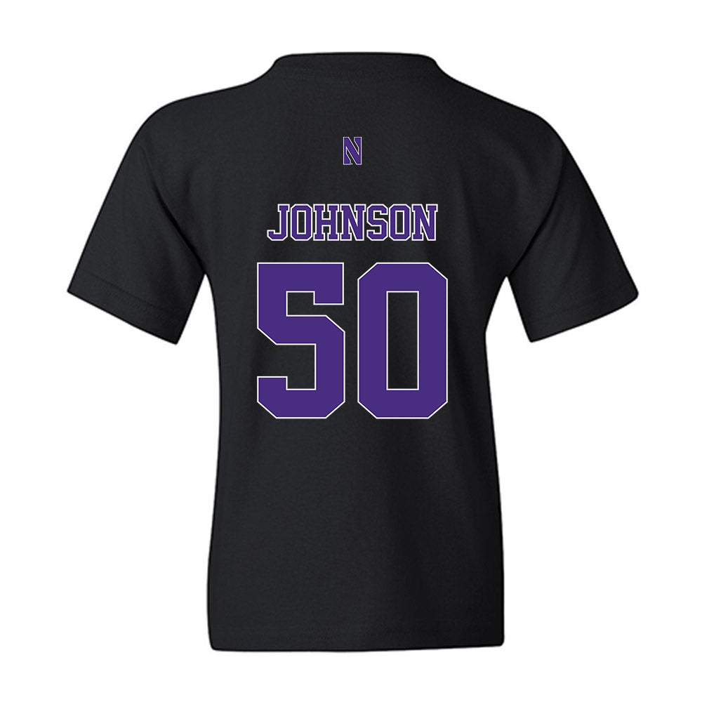 Northwestern - NCAA Football : Qayvier Johnson - Classic Shersey Youth T-Shirt-1