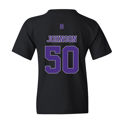 Northwestern - NCAA Football : Qayvier Johnson - Classic Shersey Youth T-Shirt-1