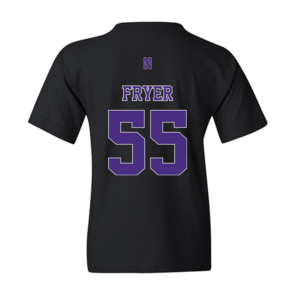 Northwestern - NCAA Baseball : Justin Fryer - Classic Shersey Youth T-Shirt-1