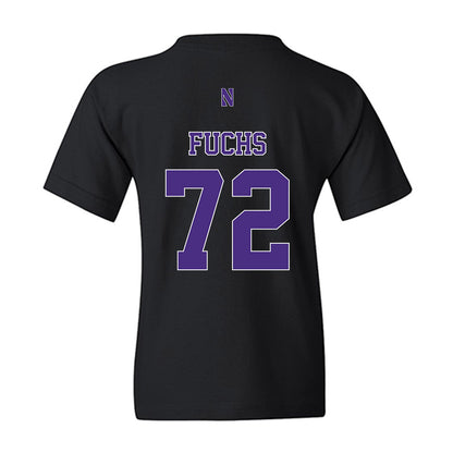 Northwestern - NCAA Football : Jack Fuchs - Classic Shersey Youth T-Shirt-1