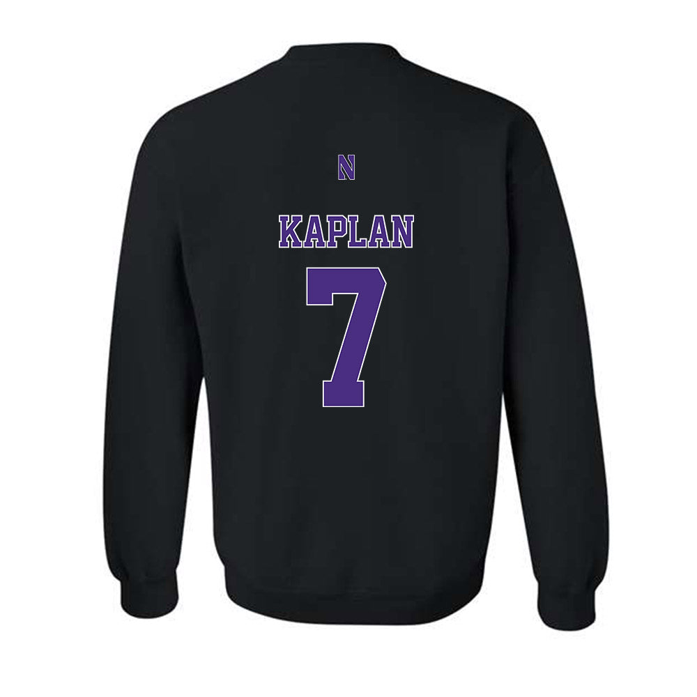 Northwestern - NCAA Baseball : Marty Kaplan - Classic Shersey Crewneck Sweatshirt-1
