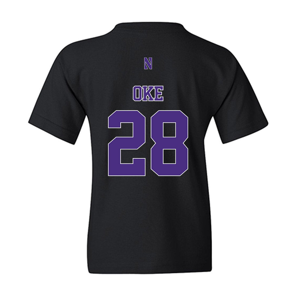 Northwestern - NCAA Football : Timi Oke - Classic Shersey Youth T-Shirt-1