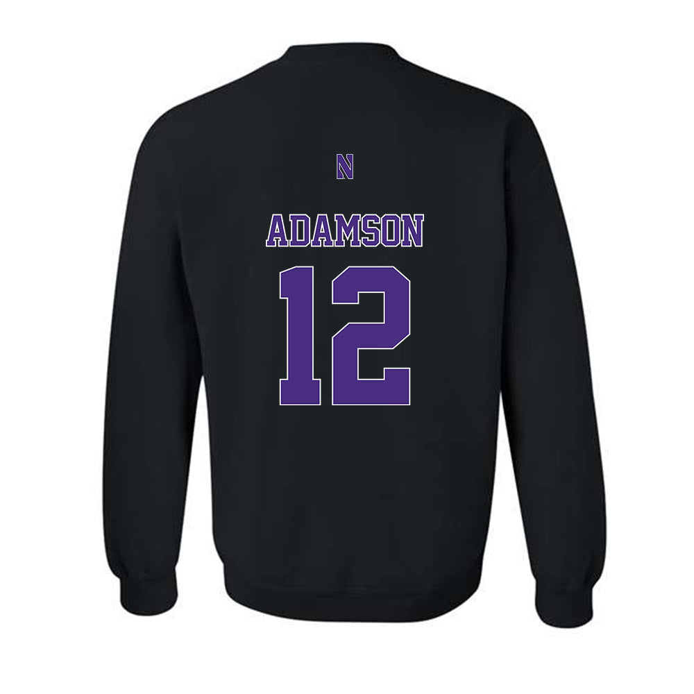 Northwestern - NCAA Women's Lacrosse : Olivia Adamson - Classic Shersey Crewneck Sweatshirt-1