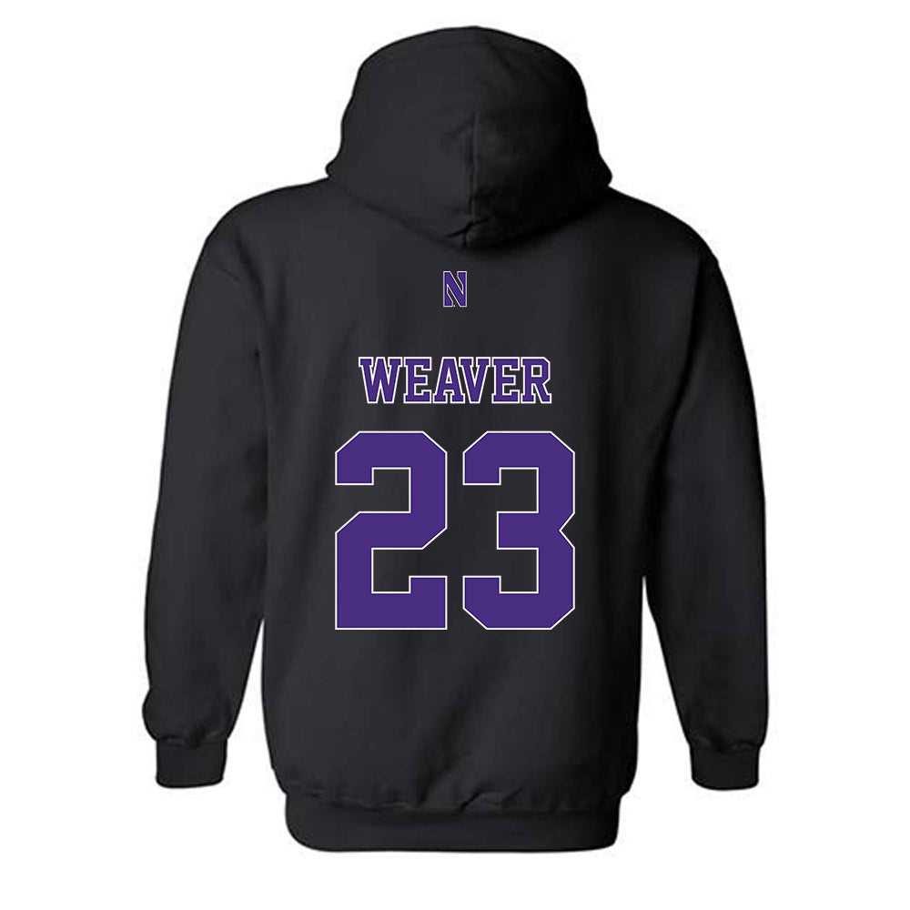 Northwestern - NCAA Baseball : Ryan Weaver - Classic Shersey Hooded Sweatshirt-1