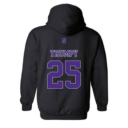 Northwestern - NCAA Women's Basketball : Lauren Trumpy - Classic Shersey Hooded Sweatshirt