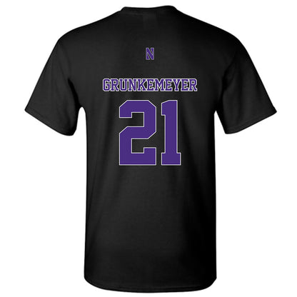 Northwestern - NCAA Baseball : Jack Grunkemeyer - Classic Shersey T-Shirt-1