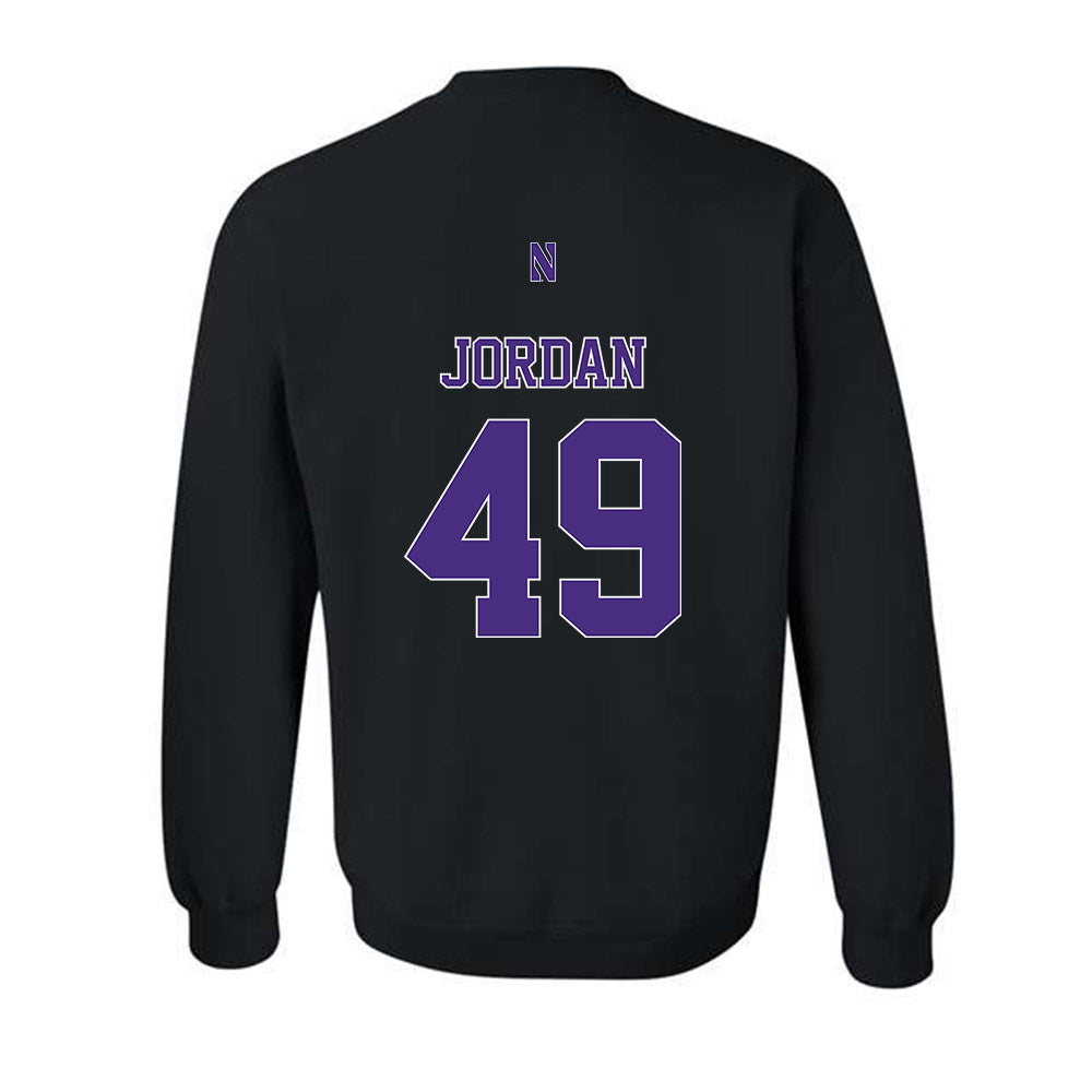 Northwestern - NCAA Football : Amare Jordan - Classic Shersey Crewneck Sweatshirt-1