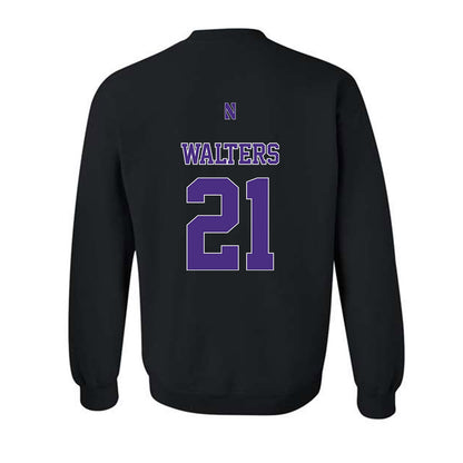 Northwestern - NCAA Football : Damon Walters - Classic Shersey Crewneck Sweatshirt-1