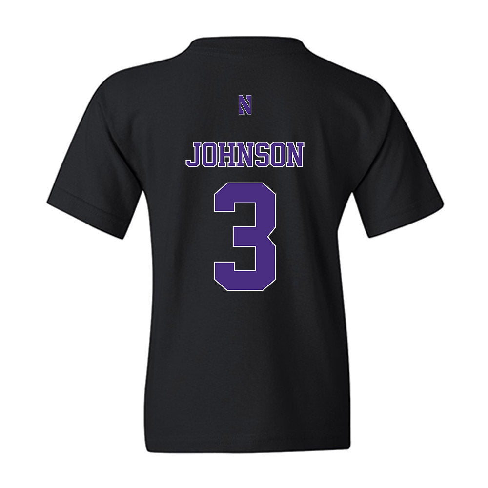 Northwestern - NCAA Men's Soccer : Andrew Johnson - Classic Shersey Youth T-Shirt-1