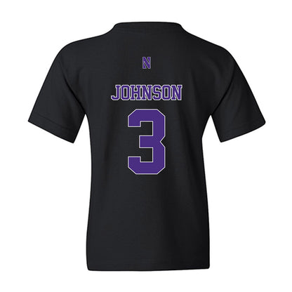 Northwestern - NCAA Men's Soccer : Andrew Johnson - Classic Shersey Youth T-Shirt-1