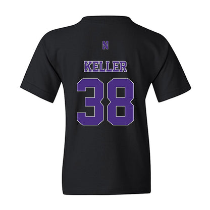 Northwestern - NCAA Women's Lacrosse : Kate Keller - Classic Shersey Youth T-Shirt-1