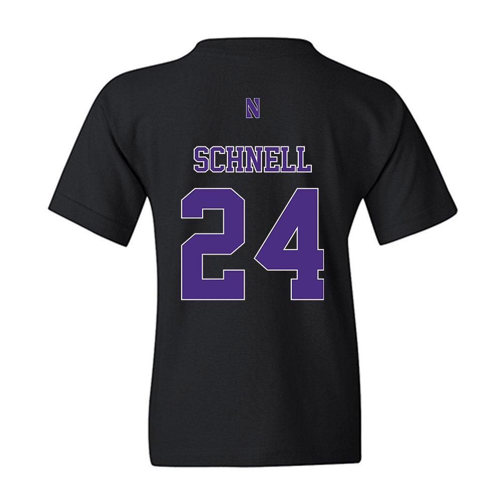 Northwestern - NCAA Women's Volleyball : Cate Schnell - Classic Shersey Youth T-Shirt-1