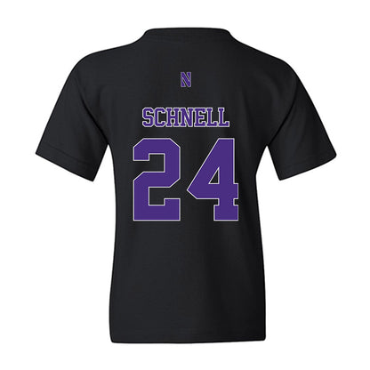 Northwestern - NCAA Women's Volleyball : Cate Schnell - Classic Shersey Youth T-Shirt-1