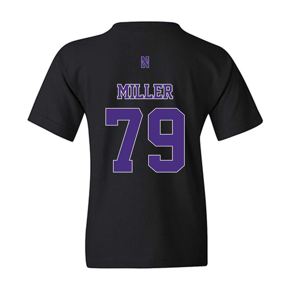 Northwestern - NCAA Football : Jacob Miller - Classic Shersey Youth T-Shirt-1