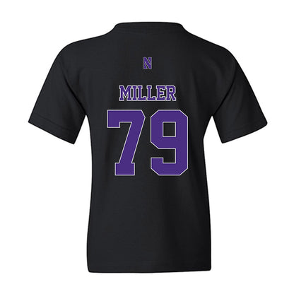 Northwestern - NCAA Football : Jacob Miller - Classic Shersey Youth T-Shirt-1