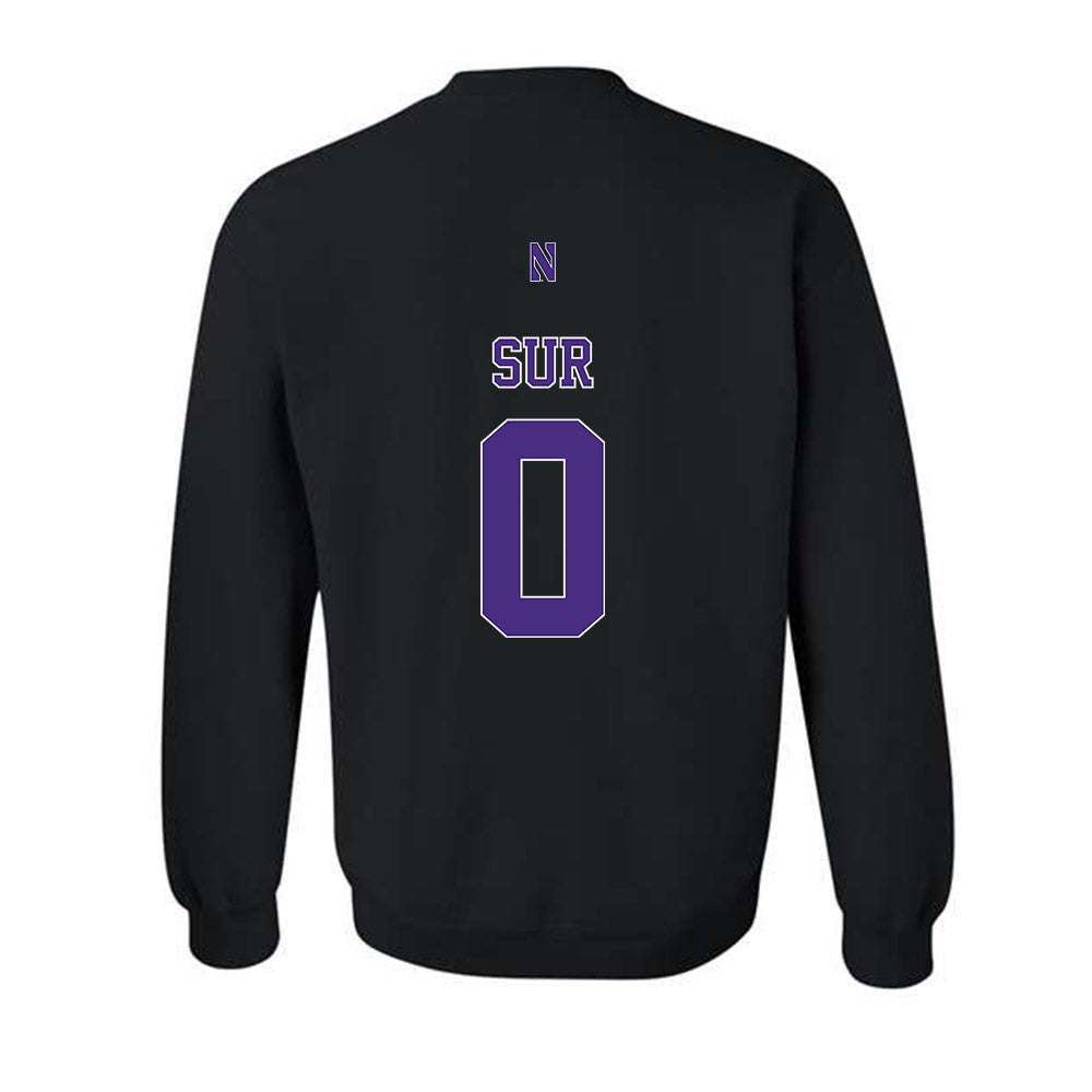 Northwestern - NCAA Football : Noah Sur - Classic Shersey Crewneck Sweatshirt-1