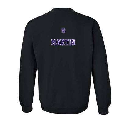 Northwestern - NCAA Wrestling : Joseph Martin - Classic Shersey Crewneck Sweatshirt-1