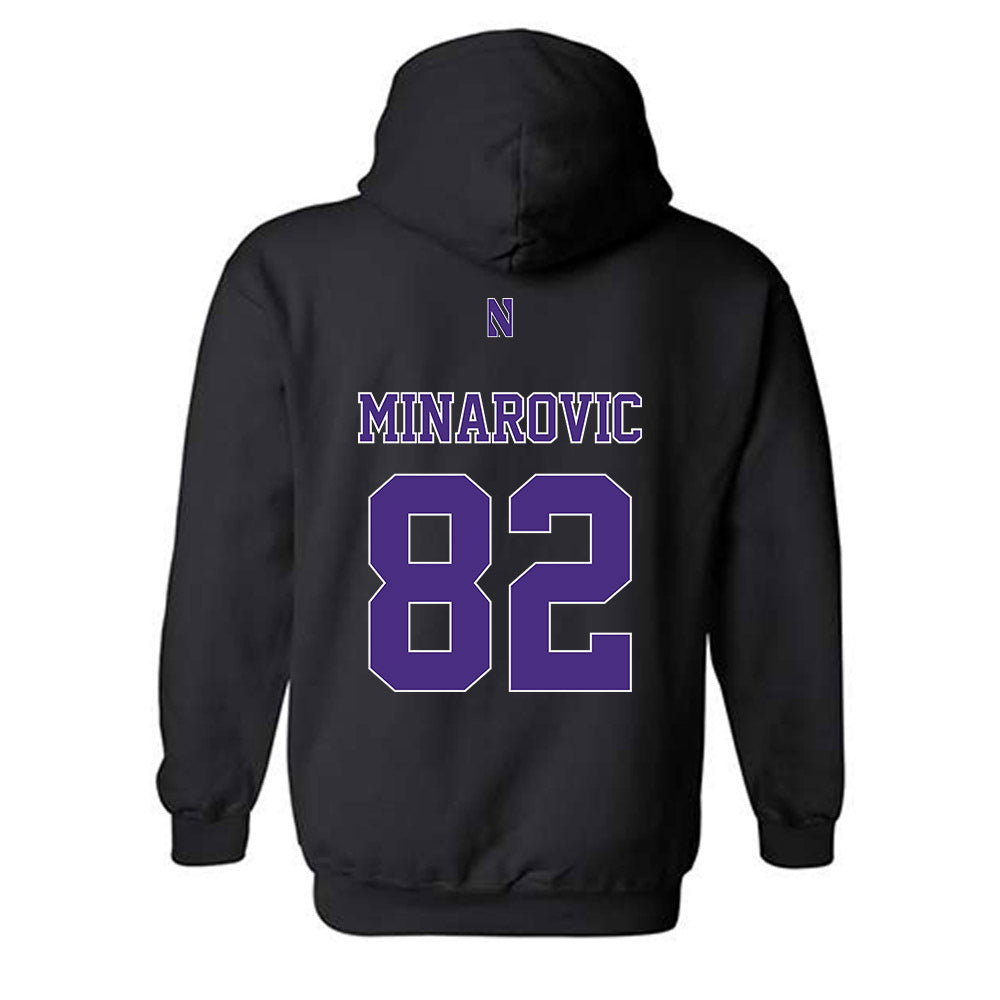 Northwestern - NCAA Softball : Grace Minarovic - Classic Shersey Hooded Sweatshirt-1