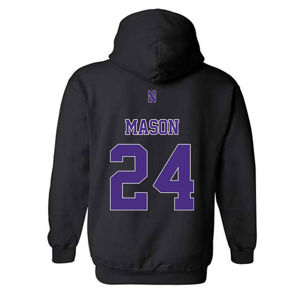 Northwestern - NCAA Softball : Marina Mason - Classic Shersey Hooded Sweatshirt-1
