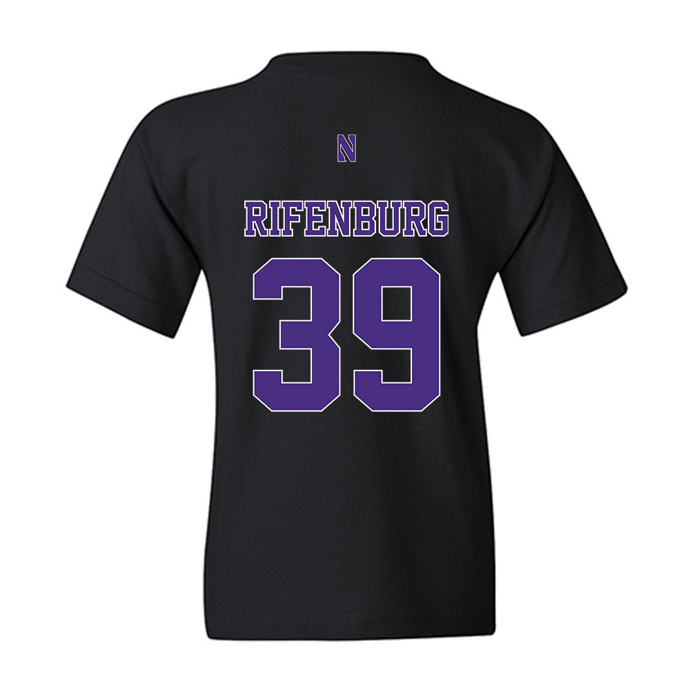 Northwestern - NCAA Baseball : Jake Rifenburg - Classic Shersey Youth T-Shirt-1