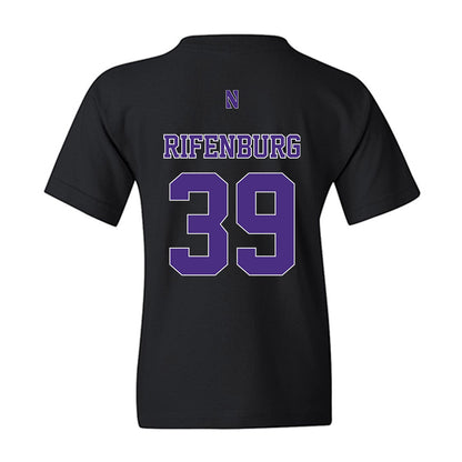 Northwestern - NCAA Baseball : Jake Rifenburg - Classic Shersey Youth T-Shirt-1