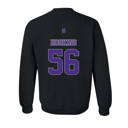 Northwestern - NCAA Football : Tre Hoskins - Classic Shersey Crewneck Sweatshirt-1