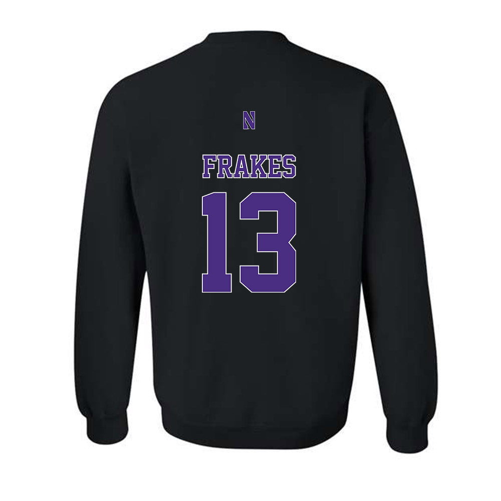 Northwestern - NCAA Football : Gavin Frakes - Classic Shersey Crewneck Sweatshirt-1