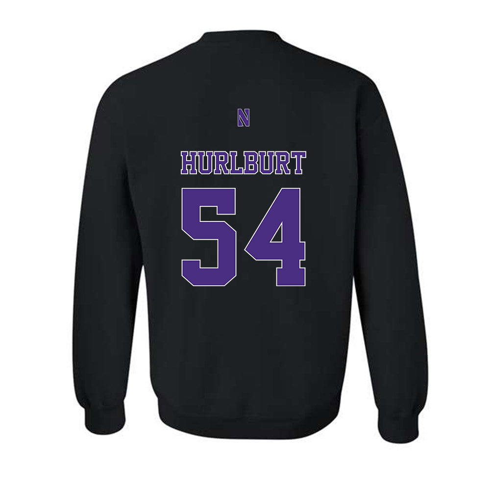 Northwestern - NCAA Men's Basketball : Gus Hurlburt - Classic Shersey Crewneck Sweatshirt-1