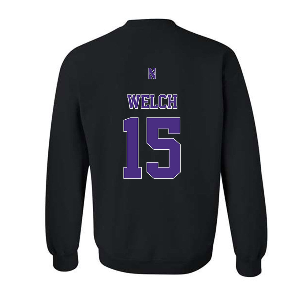 Northwestern - NCAA Women's Lacrosse : Kathryn Welch - Classic Shersey Crewneck Sweatshirt