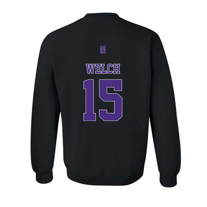 Northwestern - NCAA Women's Lacrosse : Kathryn Welch - Classic Shersey Crewneck Sweatshirt