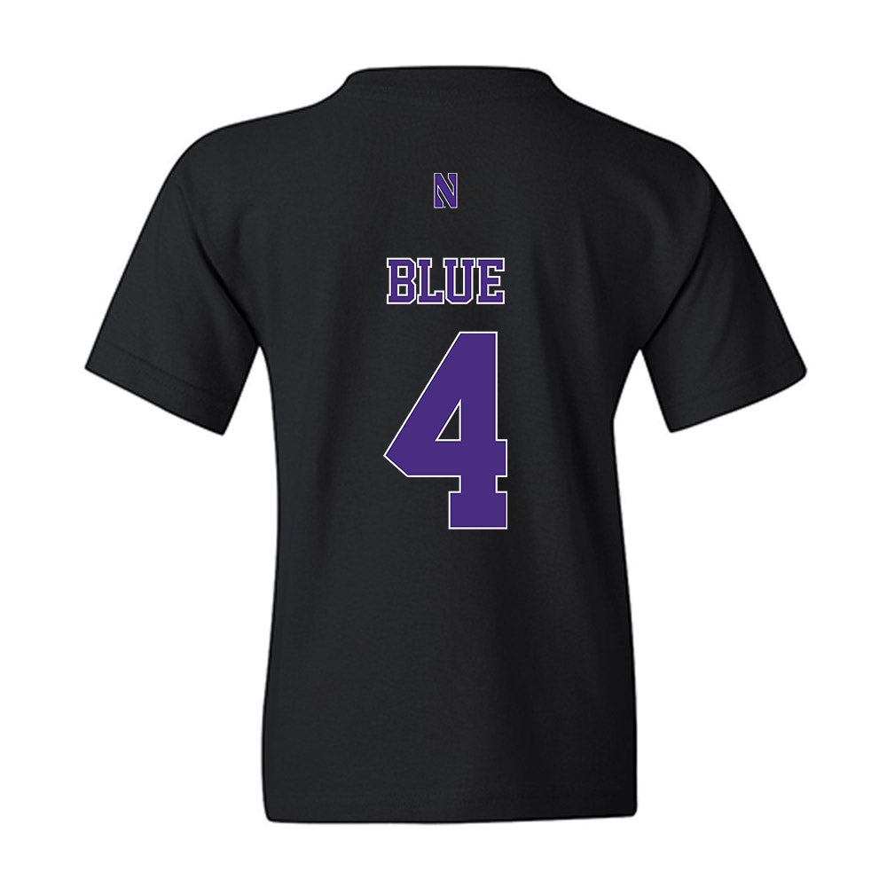 Northwestern - NCAA Women's Basketball : Lexi Blue - Classic Shersey Youth T-Shirt-1