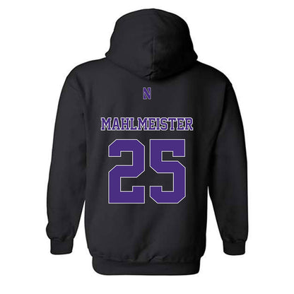 Northwestern - NCAA Men's Soccer : Seth Mahlmeister - Classic Shersey Hooded Sweatshirt-1