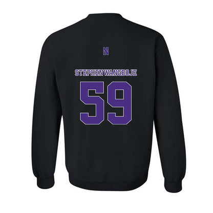 Northwestern - NCAA Football : Glory Stephen-Wangboje - Classic Shersey Crewneck Sweatshirt-1