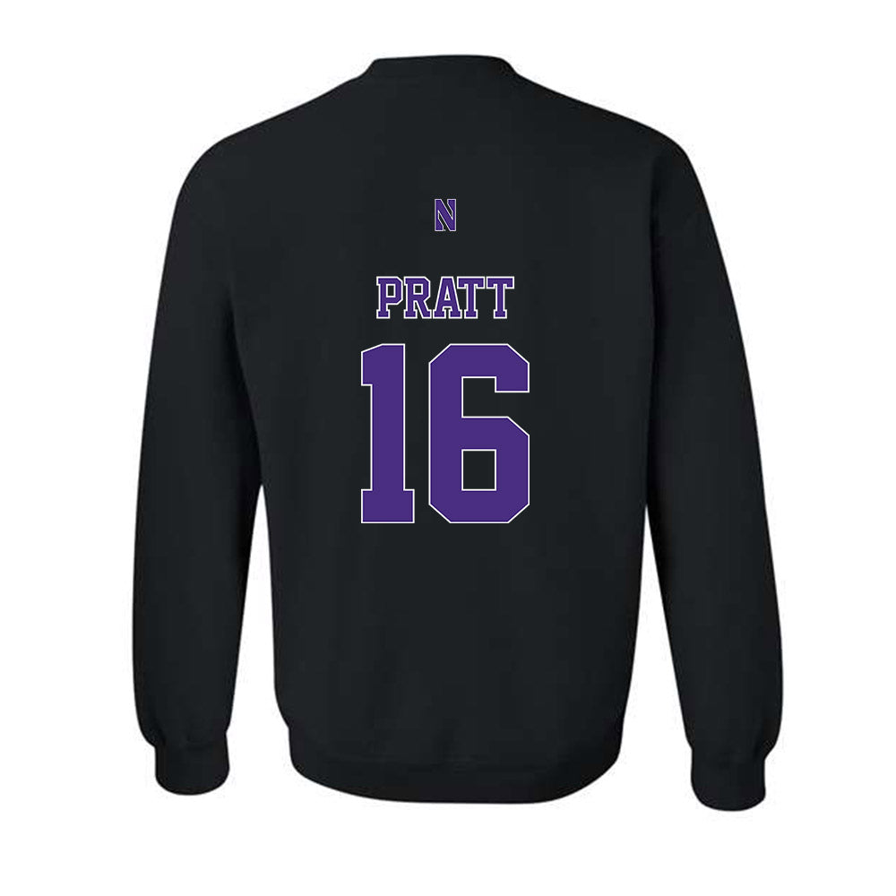 Northwestern - NCAA Women's Volleyball : Ava Pratt - Classic Shersey Crewneck Sweatshirt-1