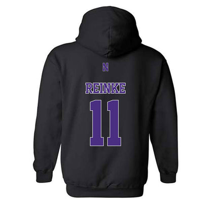 Northwestern - NCAA Football : Keaton Reinke - Classic Shersey Hooded Sweatshirt-1