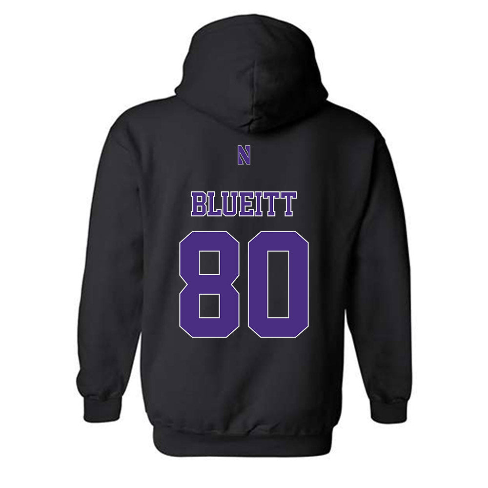 Northwestern - NCAA Football : Braden Blueitt - Classic Shersey Hooded Sweatshirt-1