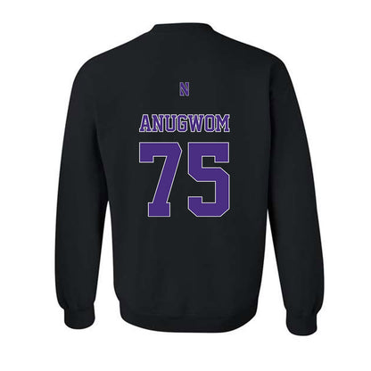 Northwestern - NCAA Football : Arkel Anugwom - Classic Shersey Crewneck Sweatshirt-1