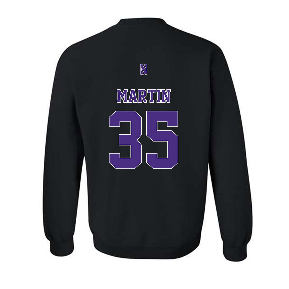 Northwestern - NCAA Football : Sean Martin - Classic Shersey Crewneck Sweatshirt-1