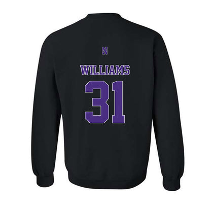 Northwestern - NCAA Football : Tito Williams - Classic Shersey Crewneck Sweatshirt-1