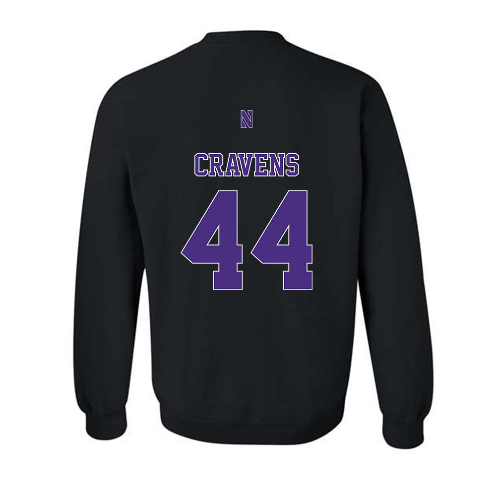 Northwestern - NCAA Baseball : Colton Cravens - Classic Shersey Crewneck Sweatshirt-1
