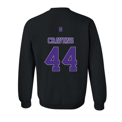 Northwestern - NCAA Baseball : Colton Cravens - Classic Shersey Crewneck Sweatshirt-1