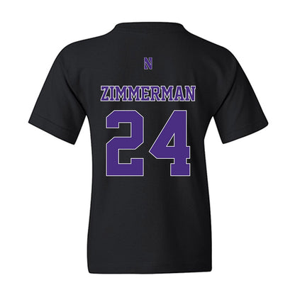 Northwestern - NCAA Women's Soccer : Gwen Zimmerman - Classic Shersey Youth T-Shirt-1
