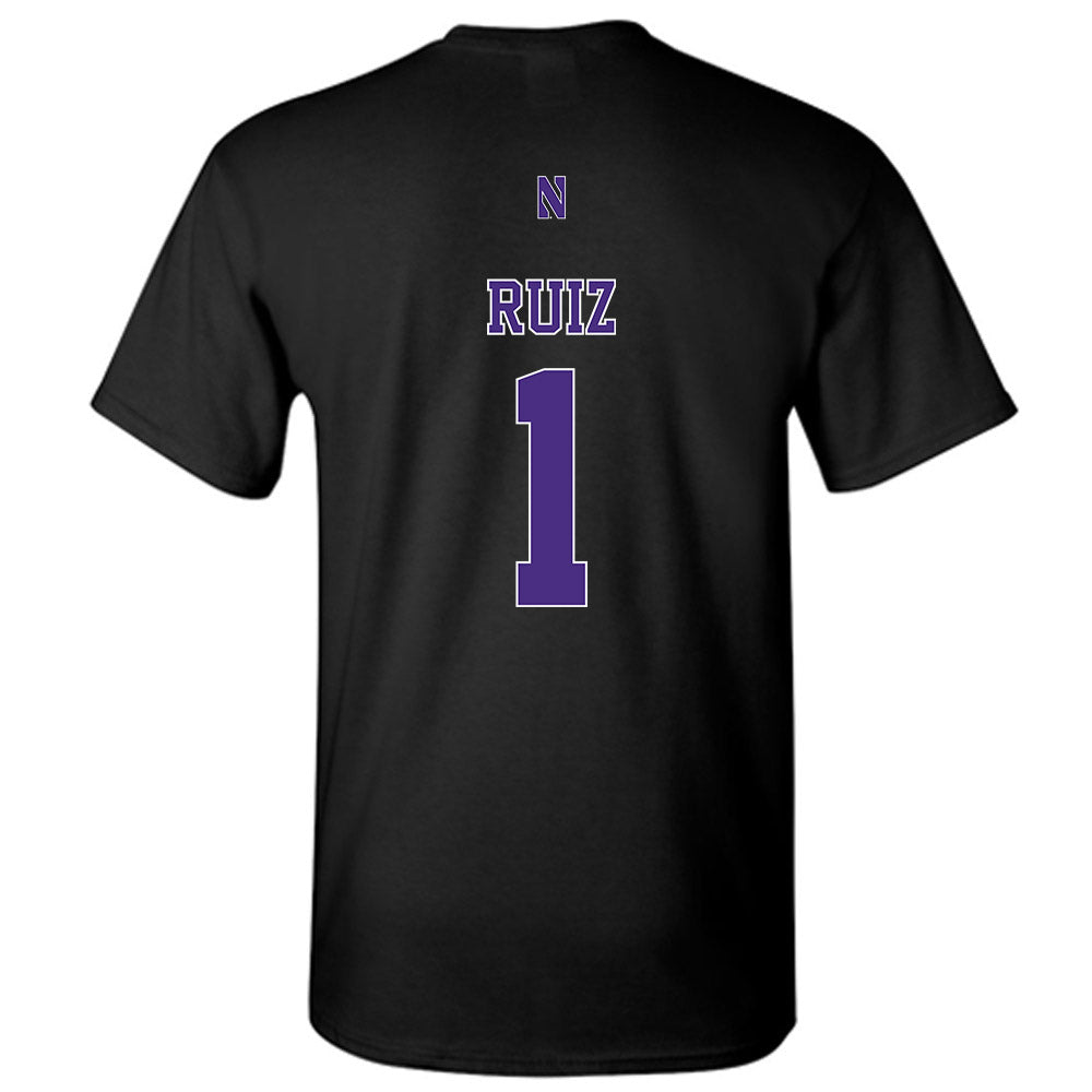 Northwestern - NCAA Baseball : Noah Ruiz - Classic Shersey T-Shirt-1
