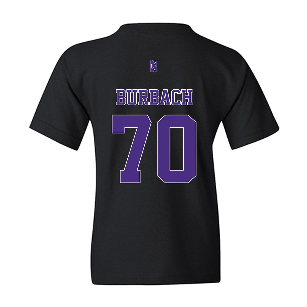 Northwestern - NCAA Football : Leighton Burbach - Classic Shersey Youth T-Shirt-1
