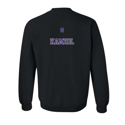 Northwestern - NCAA Women's Swimming & Diving : Flawia Kamzol - Classic Shersey Crewneck Sweatshirt-1