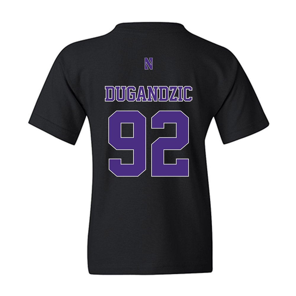 Northwestern - NCAA Football : Nikola Dugandzic - Classic Shersey Youth T-Shirt-1