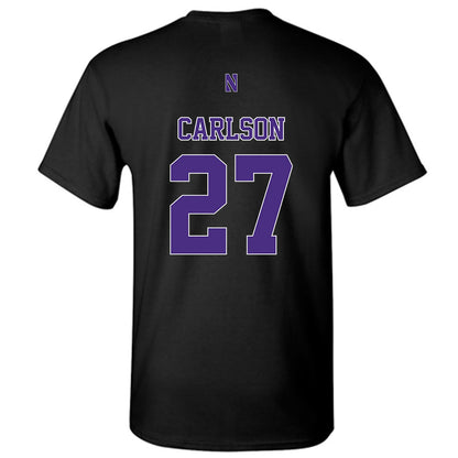 Northwestern - NCAA Baseball : Zach Carlson - Classic Shersey T-Shirt-1
