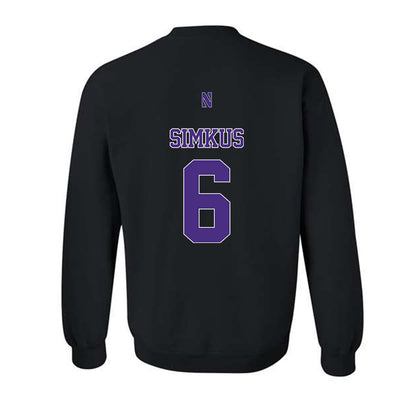 Northwestern - NCAA Women's Volleyball : Bella Simkus - Classic Shersey Crewneck Sweatshirt-1